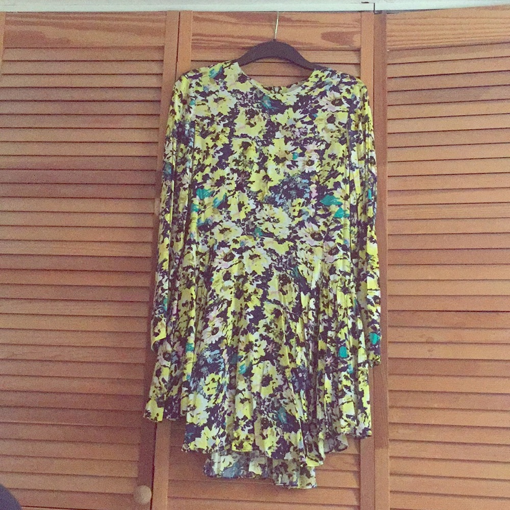 Long sleeve floral dress